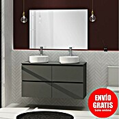 Artysan Conjunto de mueble de baño Harmony Top (Ancho: 120 cm, Gris oscuro, 3 pzs.) | BAUHAUS