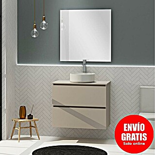 Artysan Conjunto de mueble de baño Harmony Top (Ancho: 80 cm, Visón, 3 pzs.)