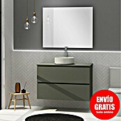 Artysan Conjunto de mueble de baño Harmony Top (Ancho: 100 cm, Verde musgo, 3 pzs.) | BAUHAUS