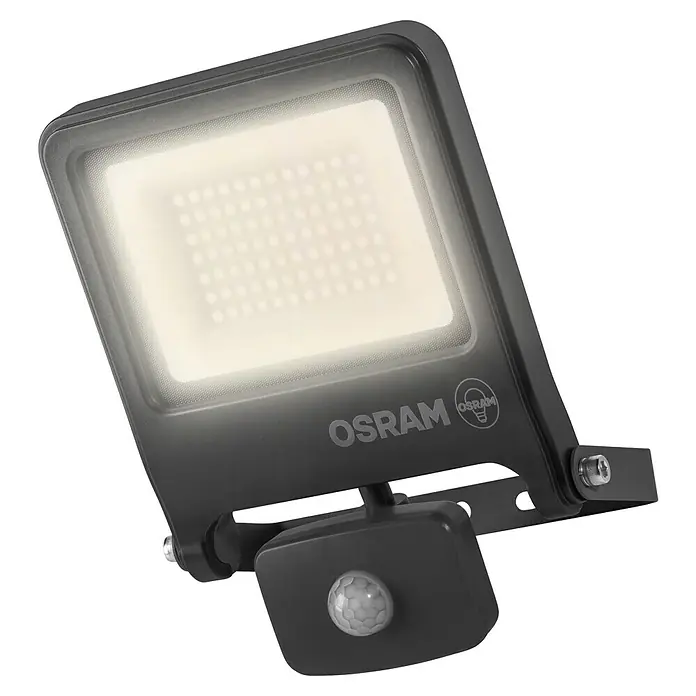 Osram LED-Strahler Endura Flood - 50 W, Anthrazit, Warmweiß, IP44 - Osram LED-Fluter mit Bewegungsmelder. Ideal für den Außenbereich, energieeffizient und langlebig. Für Sicherheit rund ums Haus.