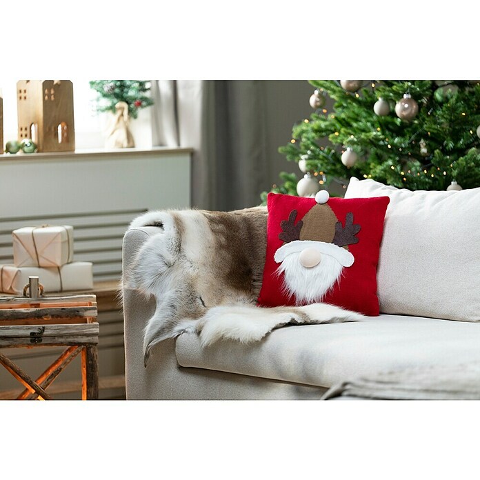 Kissen Santa (5 x 40 cm, Rot) | BAUHAUS