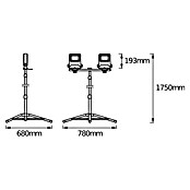 Ledvance Luz de trabajo LED Stativ (5.400 lm, Color de luz: Blanco frío, Número de bombillas: 2 ud.) | BAUHAUS