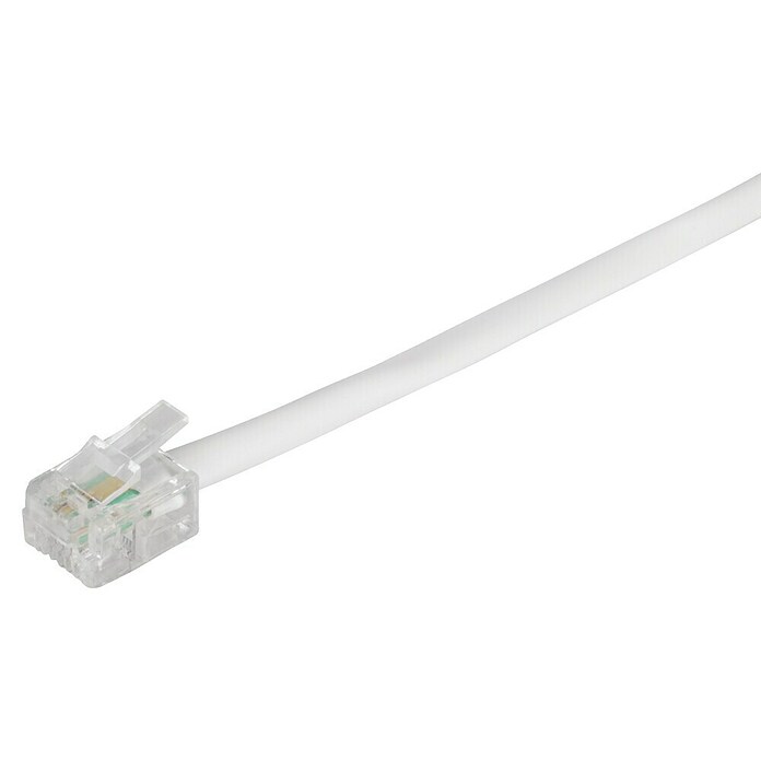 Q-Link Telefoonkabel (Wit, 5 m) | BAUHAUS