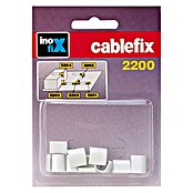 Inofix Cablefix Pieza de unión para canaleta 2200 (Blanco, 10 uds.)