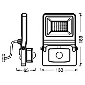 Osram Proyector de LED (Blanco, Sensor, 30 W, IP44)