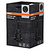 Osram Schnurpendel Vintage 1906 Pendulum Black (Schwarz, E27, Pendellänge: 200 cm, Max. Leistung: 60 W)
