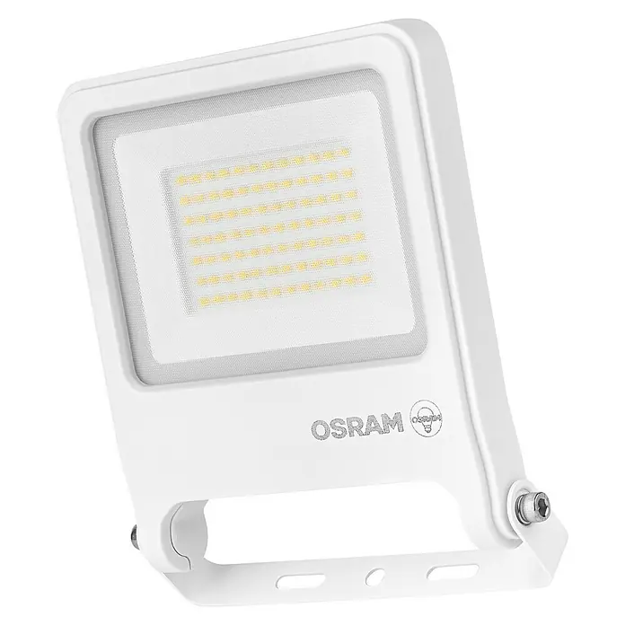 Osram LED-Strahler Endura Flood - 50 W, Weiß, Warmweiß, IP65 - Weiße Osram LED-Flutlichtstrahler mit heller Ausleuchtung, ideal für den Außenbereich und zur Akzentuierung von Objekten.