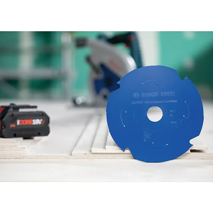 Bosch Expert Disco de sierra Fiber Cement - 165 mm, Orificio: 20 mm, Número de dientes: 4 ud. - Hoja de sierra sin cable Bosch Expert Fiber Cement diseñada para herramientas sin cable, que proporciona cortes precisos.
