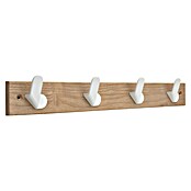 Inofix Perchero Nordik (L x An x Al: 488 x 68 x 51 mm, Número de ganchos: 4 ud., Fresno/Blanco) | BAUHAUS