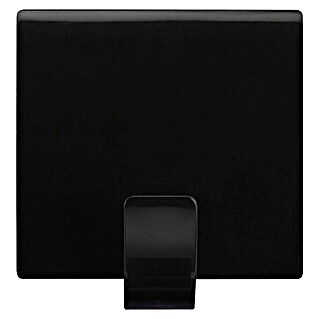 Inofix Colgador adhesivo (Negro, 2 ud., Cuadrado)