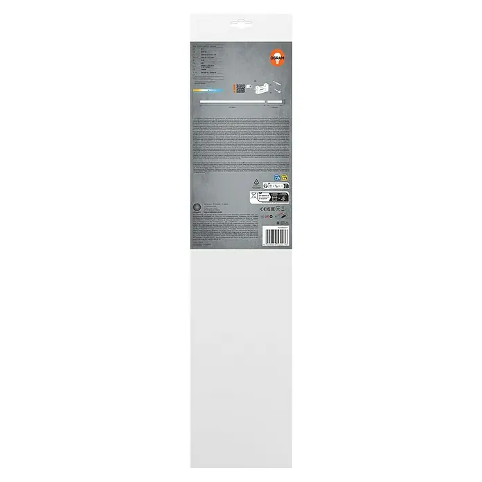 Ledvance LED-Deckenleuchte Office Line - 25 W, L x B x H: 61,5 x 13 x 2,5 cm, Weiß, Neutralweiß - Osram LED Röhrenleuchte mit Zubehör. Für eine helle und effiziente Beleuchtung. Optimal für Werkstatt oder Garage.