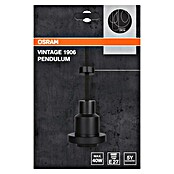 Osram Schnurpendel Vintage 1906 Pendulum Black (Schwarz, E27, Pendellänge: 200 cm, Max. Leistung: 60 W)