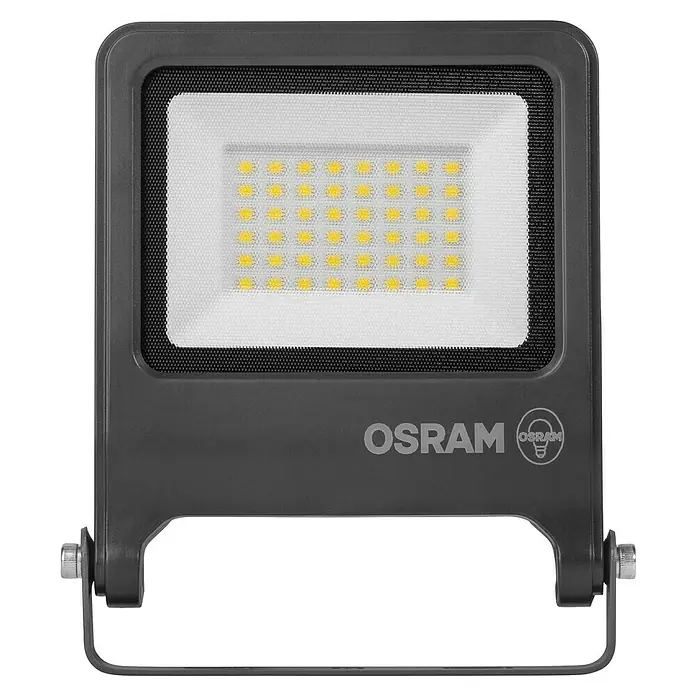 Osram LED-Strahler Endura Flood - 30 W, Anthrazit, Warmweiß, IP65 - Grauer Osram LED-Fluter für den Außenbereich, ideal zur Beleuchtung von Gärten, Wegen oder als Sicherheitsbeleuchtung.