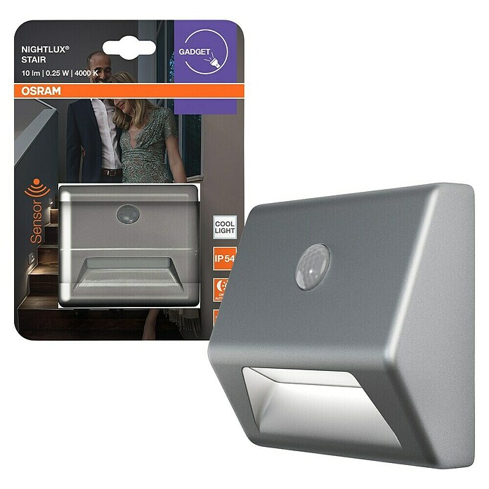 Osram Nightlux LED nočna svetilka Stair  (28 x 84 x 73 mm) | Nočne svetilke | Svetila | Elektro in svetila | Izdelki | BAUHAUS