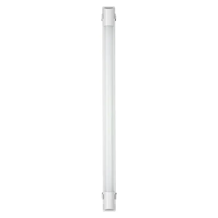Osram LED-Lichtleiste Power Batten - L x B x H: 60 x 4,1 x 4,8 cm, Lichtfarbe: Kaltweiß, 12 W, 220 V - 240 V - Das Bild zeigt eine stäbchenförmige, längliche, weiße LED-Lampe, die sich ideal für Innenräume eignet und ein modernes Ambiente schafft.