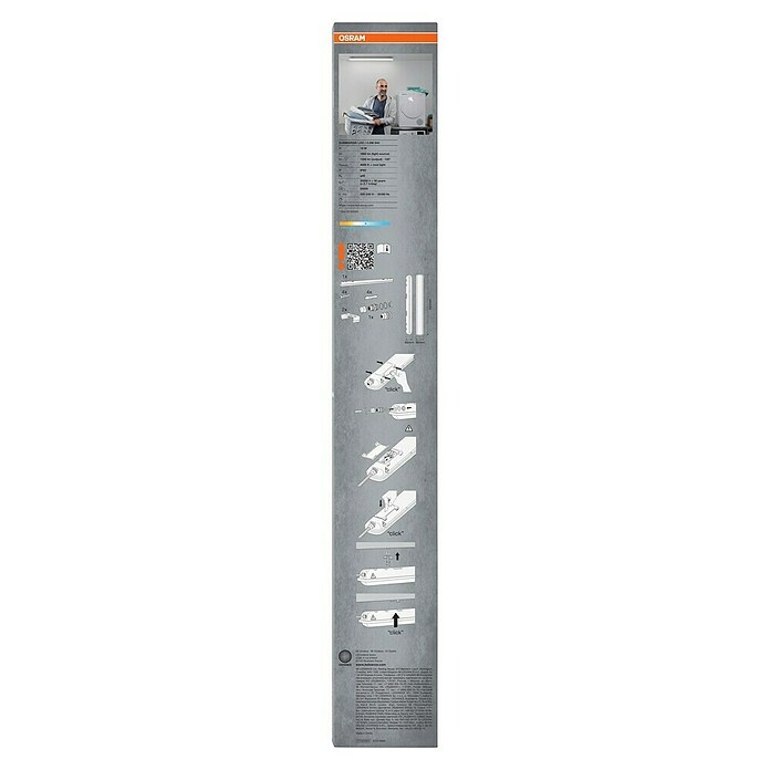 Osram LED letev za vlažne prostore Submarine  (Dolžina: 60 cm, Barva svetlobe: Nevtralno bela, 18 W, IP65) | 3094 - Feuchtraum Lichtleiste | CAKA - Zweckleuchten | CAK - Technisches Licht | CA - Beleuchtung | C - Elektro | BAUHAUS