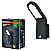 Osram Endura Style Aplique exterior LED con sensor (1 luz, 12 W, Blanco cálido, IP44, Detector de movimiento)