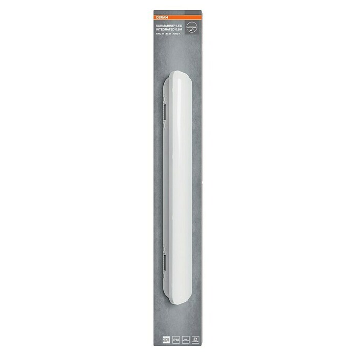 Osram LED letev za vlažne prostore Submarine  (Dolžina: 60 cm, Barva svetlobe: Nevtralno bela, 18 W, IP65) | 3094 - Feuchtraum Lichtleiste | CAKA - Zweckleuchten | CAK - Technisches Licht | CA - Beleuchtung | C - Elektro | BAUHAUS