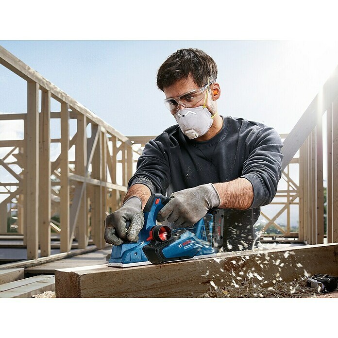 Bosch Professional Akumulatorski skobeljnik GHO 185-LI Solo  (18 V, Brez baterije, Globina skobljanja: 0 mm - 2,6 mm, 14.000 vrt./min) | 2287 - Akku Hobel | BBDH - Hobel-/ Oberfräsen | BBD - Elektro WZ/Großmaschinen | BB - ElektroWZ/Großmaschinen | B - Werkz/Masch/Maschzubeh/Auto | BAUHAUS