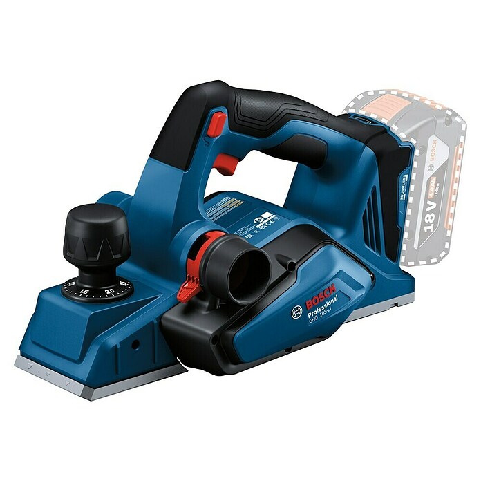 Bosch Professional Akumulatorski skobeljnik GHO 185-LI Solo  (18 V, Brez baterije, Globina skobljanja: 0 mm - 2,6 mm, 14.000 vrt./min) | 2287 - Akku Hobel | BBDH - Hobel-/ Oberfräsen | BBD - Elektro WZ/Großmaschinen | BB - ElektroWZ/Großmaschinen | B - Werkz/Masch/Maschzubeh/Auto | BAUHAUS