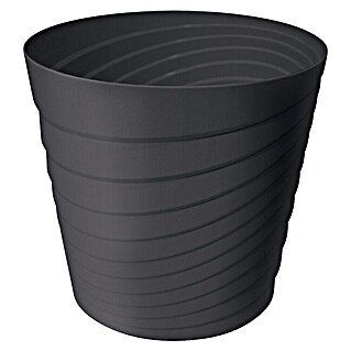 Cvetlični lonec Swing (Zunanje dimenzije (Ø x V): 30 cm x 36 mm, Plastika, Antracit)