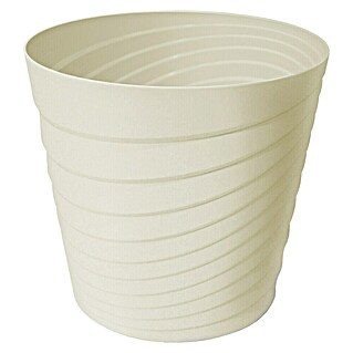 Cvetlični lonec Swing (Zunanje dimenzije (Ø x V): 18 cm x 17 mm, Plastika, Bela)