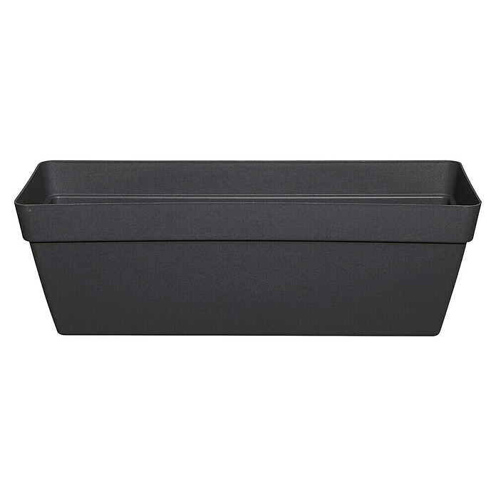 Žardinjera za biljke Melrose Glamour  (Vanjska dimenzija (D x Š x V): 50 x 18 x 16 cm, Plastika, Antracit) | BAUHAUS