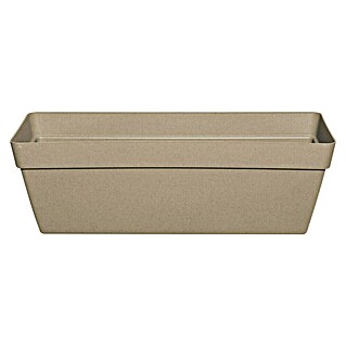Korito za rastline Melrose Esprit (Zunanje dimenzije (Do x Š x V): 50 x 20 x 20 cm, Plastika, Rjava)
