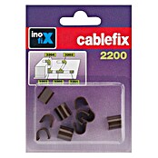 Inofix Cablefix Pieza de unión para canaleta 2200 (Marrón, 10 uds.)