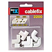 Inofix Cablefix (Bijelo, Š x V: 0,6 x 0,5 cm, 10 kom)