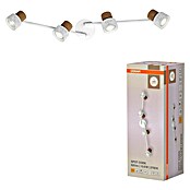 Osram Foco de pared Cork (13,6 W, L x An x Al: 81,3 x 10 x 14,5 cm, Blanco, GU10, 4 ud.) | BAUHAUS