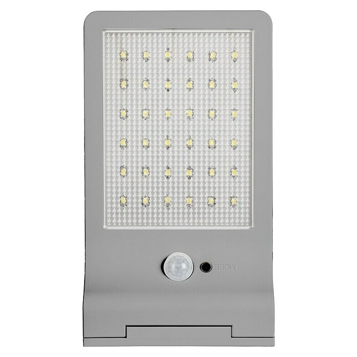 Osram Solarna zunanja stenska svetilka Basic  (3 W, Do x Š x V: 19,2 x 11 x 3 cm, Srebrna, IP44, 320 lm) | Solarne svetilke | Zunanja svetila | Elektro in svetila | Izdelki | BAUHAUS