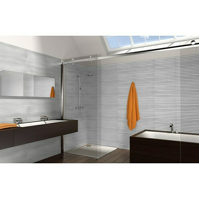 Wandfliese Spa Perla Base30 x 90 cm, Grau, Matt Unknown