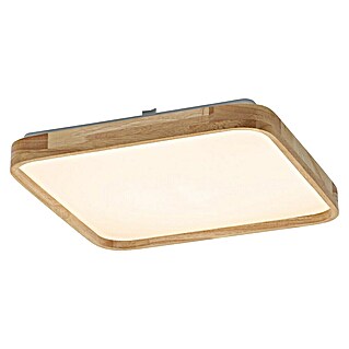 Osram Plafón LED Alicia (24 W, L x An x Al: 39,5 x 39,5 x 6 cm, Marrón, Blanco cálido)