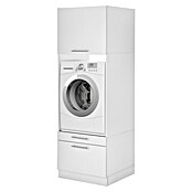 Respekta Waschmaschinenschrank Clara (L x B: 67,6 x 67,4 cm, Weiß, Waschmaschinenschrank) | BAUHAUS