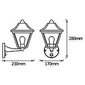 Osram Aplique exterior con sensor Endura (L x An x Al: 23 x 17 x 28 cm, IP44) | BAUHAUS
