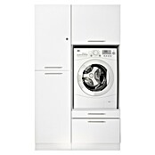 Respekta Waschmaschinenschrank Clara (L x B: 67,6 x 117,4 cm, Weiß, Mit Waschmaschinenschrank & Hochschrank) | BAUHAUS