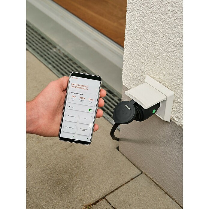Osram Smart+ Pametna vtičnica Energy Meter  (Bela, Maksimalna priključna moč: 2.300 W) | 3458 - Smart Home | CBPA - Smart home | CBP - Smart home | CB - Elektroinstallation | C - Elektro | BAUHAUS