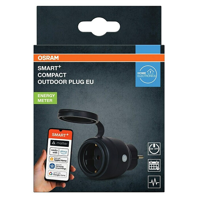 Osram Smart+ Pametna vtičnica Energy Meter  (Bela, Maksimalna priključna moč: 2.300 W) | 3458 - Smart Home | CBPA - Smart home | CBP - Smart home | CB - Elektroinstallation | C - Elektro | BAUHAUS