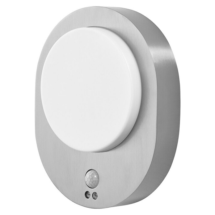Osram LED zunanja stenska svetilka Endura Disc  (8 W, 24,4 x 20 x 6 cm, Srebrna, IP44) | 3079 - Wandleuchte outdoor mit Bewegungsmelder | CAJA - Outdoorleuchten Hochvolt | CAJ - Outdoorleuchten | CA - Beleuchtung | C - Elektro | BAUHAUS