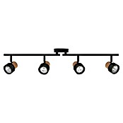 Osram Foco de pared Cork (13,6 W, L x An x Al: 81,3 x 10 x 14,5 cm, Negro, GU10, 4 ud.) | BAUHAUS
