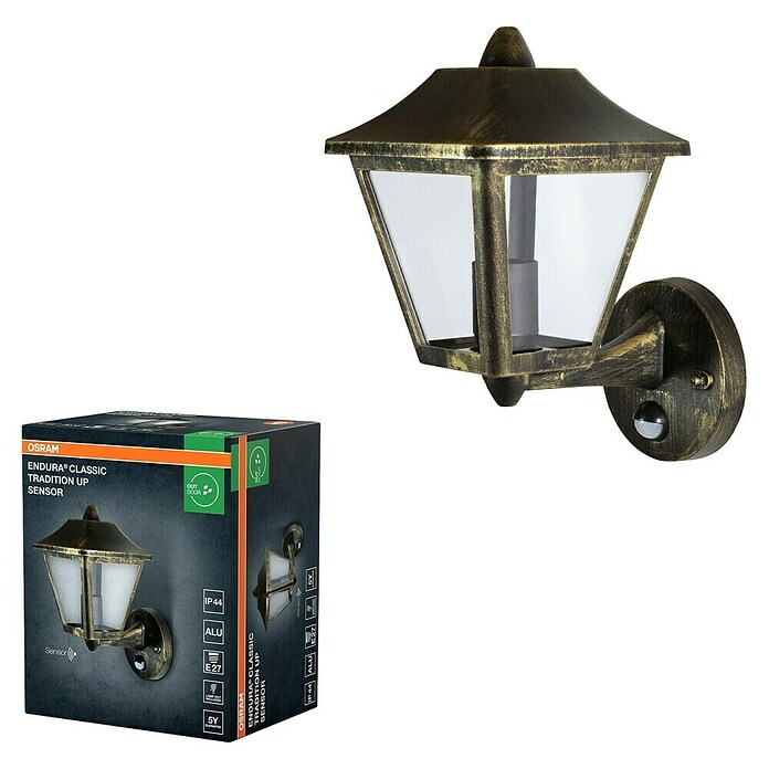 Osram Aplique exterior con sensor Endura (L x An x Al: 23 x 17 x 28 cm, IP44) | BAUHAUS
