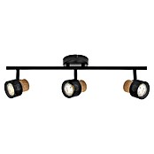 Osram Foco de pared Cork (10,2 W, L x An x Al: 57,7 x 10 x 13,6 cm, Negro, GU10, 3 ud.) | BAUHAUS