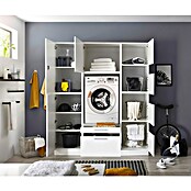 Respekta Waschmaschinenschrank Clara (L x B: 67,6 x 167,4 cm, Weiß, Mit Waschmaschinenschrank, Wäscheschrank & Hochschrank) | BAUHAUS