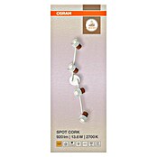 Osram Foco de pared Cork (13,6 W, L x An x Al: 81,3 x 10 x 14,5 cm, Blanco, GU10, 4 ud.) | BAUHAUS