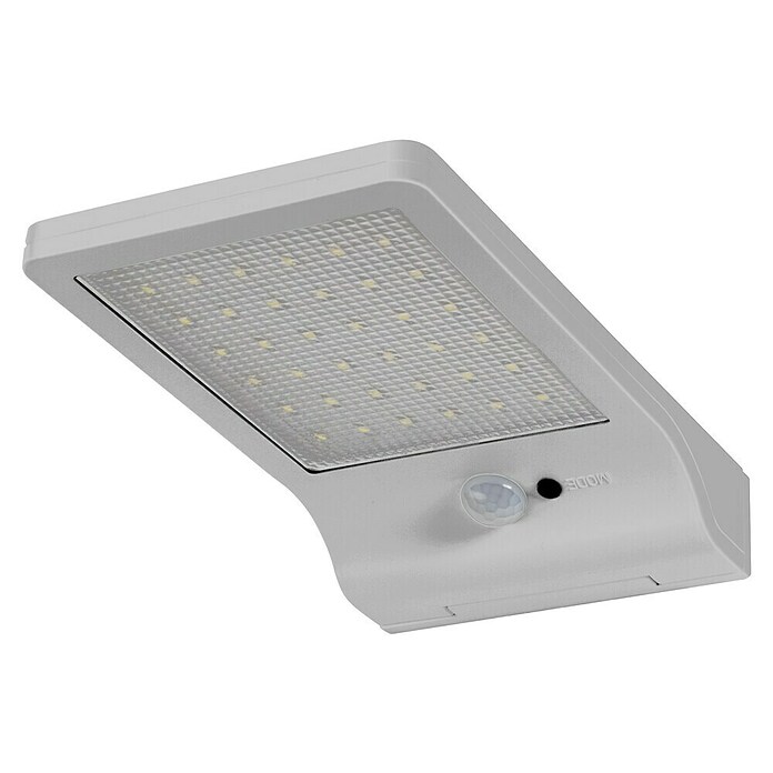 Osram Solarna zunanja stenska svetilka Basic  (3 W, Do x Š x V: 19,2 x 11 x 3 cm, Srebrna, IP44, 320 lm) | Solarne svetilke | Zunanja svetila | Elektro in svetila | Izdelki | BAUHAUS