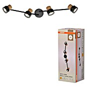Osram Foco de pared Cork (13,6 W, L x An x Al: 81,3 x 10 x 14,5 cm, Negro, GU10, 4 ud.) | BAUHAUS
