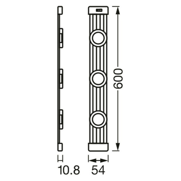 Osram LED svetilka pod omarico Linear Magnet  (Dolžina: 64,5 cm, Hladno bela, 3 kos) | 3096 - Küche/Möbellicht | CAKA - Zweckleuchten | CAK - Technisches Licht | CA - Beleuchtung | C - Elektro | BAUHAUS