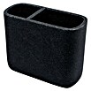 Camargue Zahnputzbecher Stone (10,6 x 6,5 x 14 cm, Polyresin, Anthrazit) | BAUHAUS