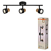 Osram Foco de pared Cork (10,2 W, L x An x Al: 57,7 x 10 x 13,6 cm, Negro, GU10, 3 ud.) | BAUHAUS